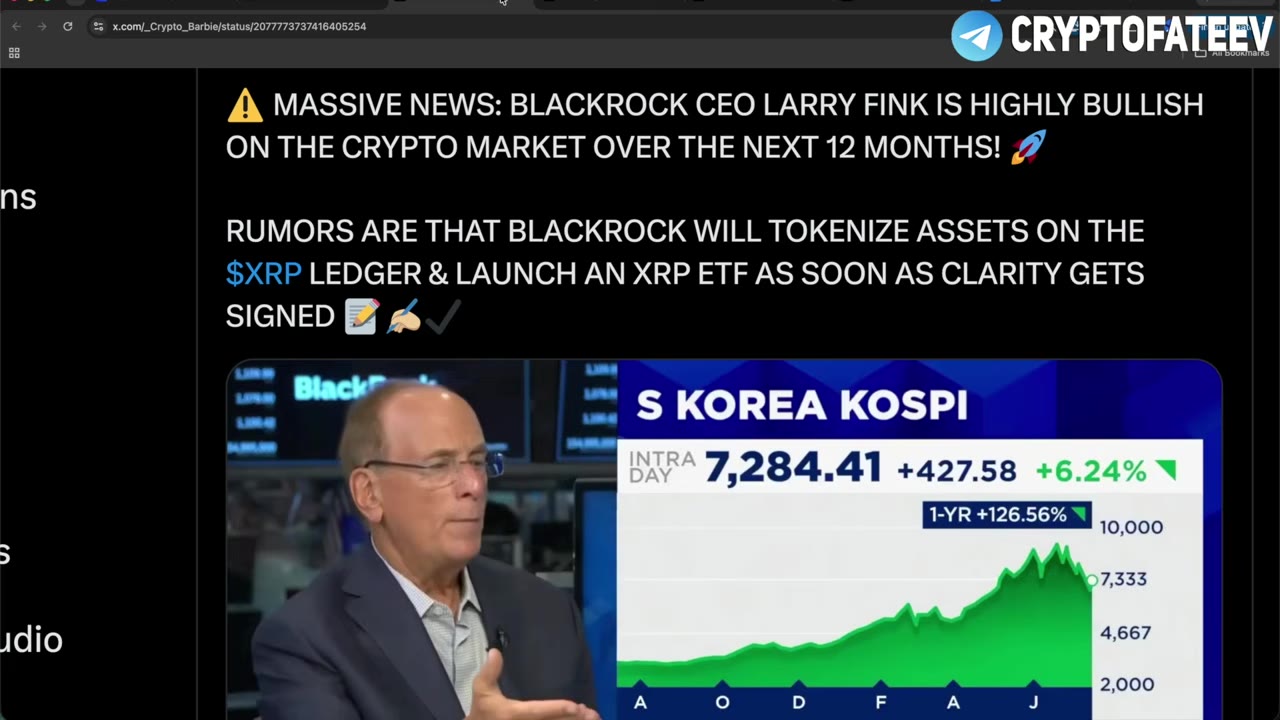 CEO BlackRock передбачає зростання криптовалют протягом наступних 12 місяців