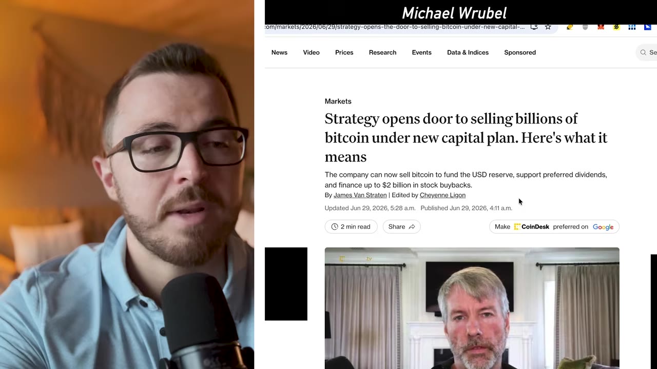 MicroStrategy открывает дверь для продажи более миллиарда долларов биткоинов