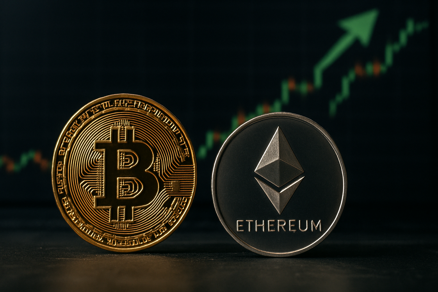 Біткоїн та ефір упевнено зростають на початку жовтня