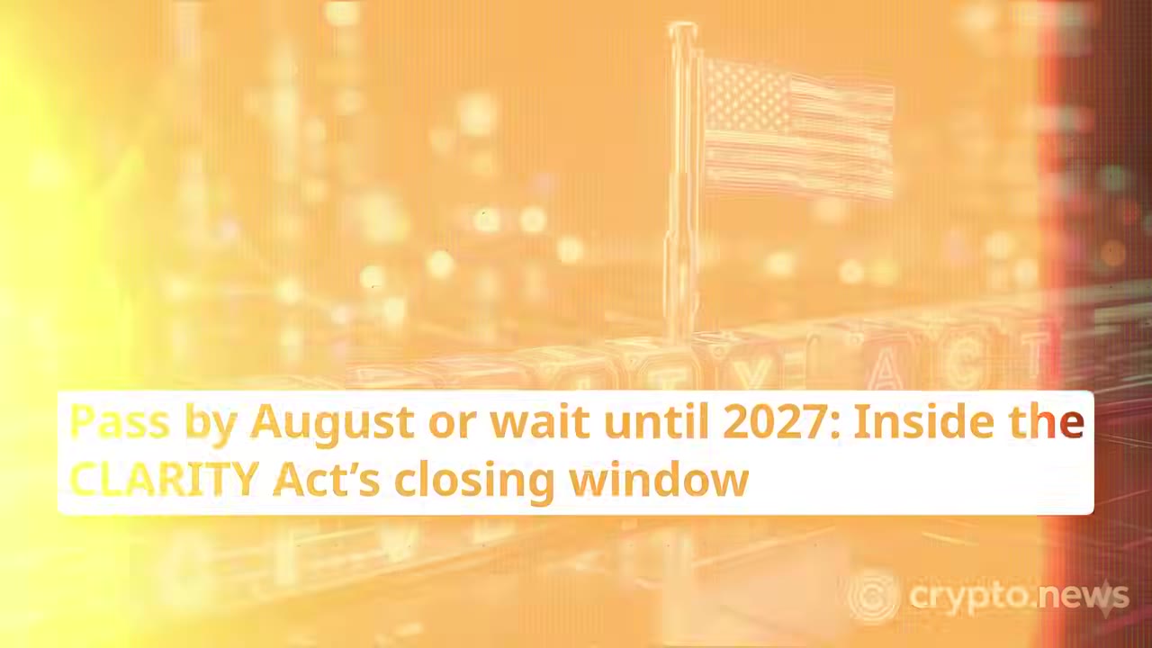 Закон Clarity Act сталкивается с неминуемым сроком, как регулирование криптовалют висит в воздухе
